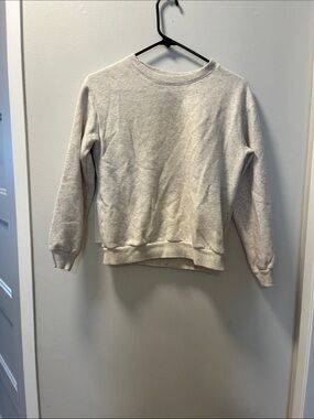 H&M kids Cream Crewneck Sweatshirt